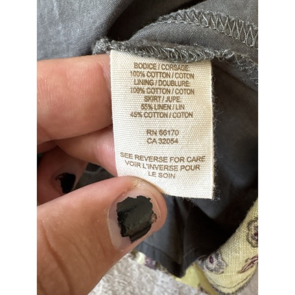 Vintage Free People Women's Size 6 Crochet Racerback Knee Length A-Line Dress - Picture 8 of 9